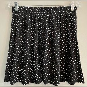 Black Polka Dot Skirt
